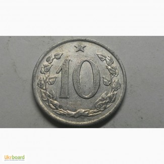 Чехословакия 10 геллеров 1969 год СОСТОЯНИЕ