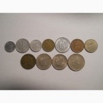 Монеты Чехословакии (11 штук)