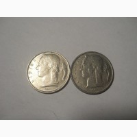Бельгия-5 франков (2 разные)