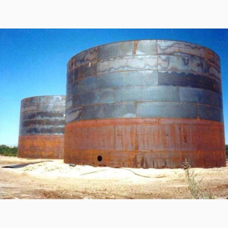 Фото 2. Резервуары для растительного масла, аммиачной воды, бензина объемом от 56 до 5000 м3