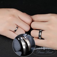 Парные кольца для влюбленных из нержавеющей медицинской стали. кольцо