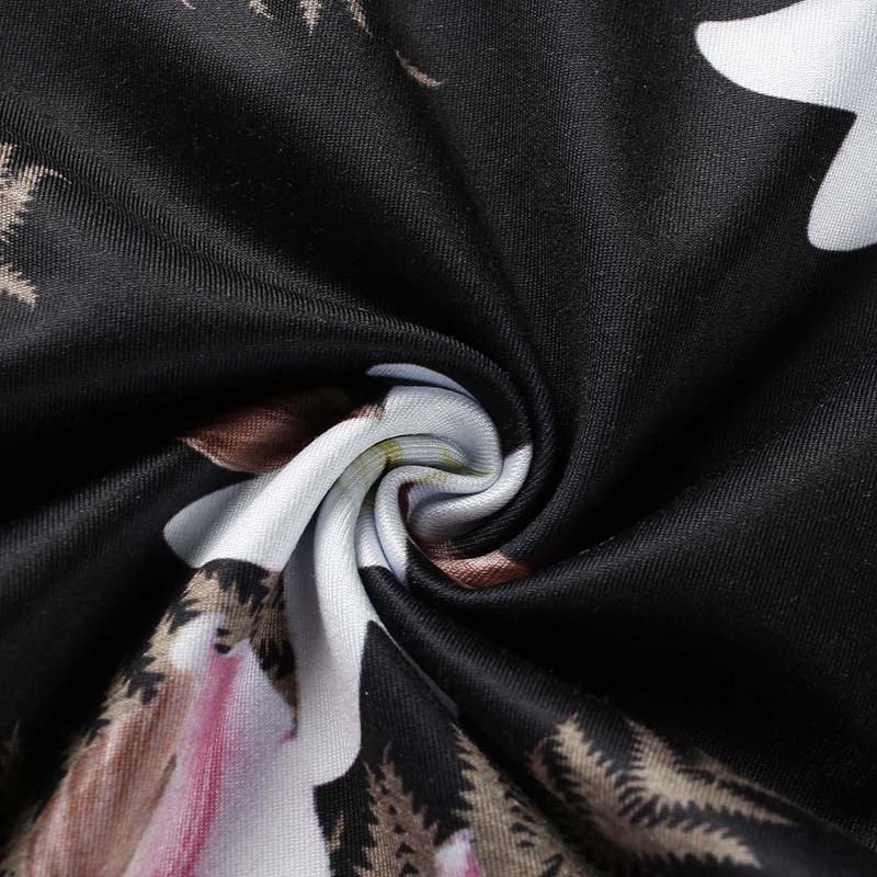 Фото 8. Спортивный костюм для Йоги и Фитнеса черный с лилиями