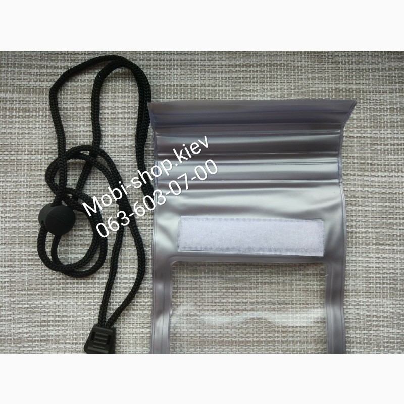 Фото 2. Универсальный водонепроницаемый силиконовый чехол для телефона и документов на шею (5, 5)