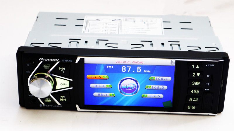 Автомагнитола Pioneer 4038 экран 4, 1+ Bluetooth + USB