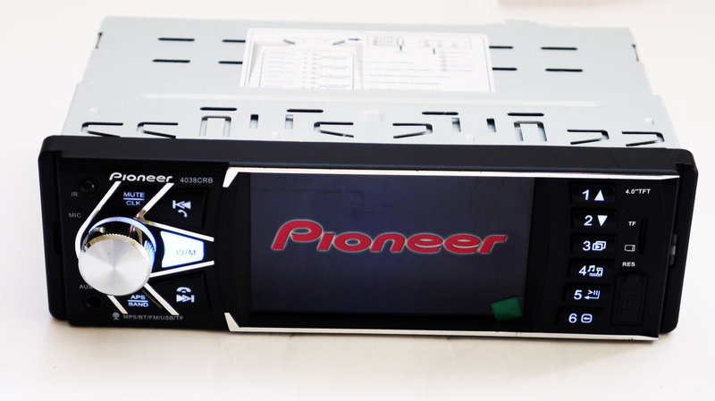 Фото 2. Автомагнитола Pioneer 4038 экран 4, 1+ Bluetooth + USB