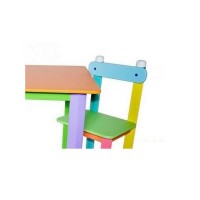 Комплект “Карандаши” столик с пеналом и стульчиком