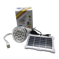 Лампочка акумуляторна лампа Golden Road USB із сонячною панеллю