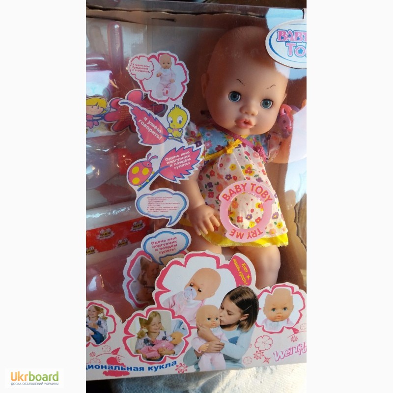 Фото 2. Кукла говорящая, интерактивная BABY TOBY (Baby Born) в Киеве