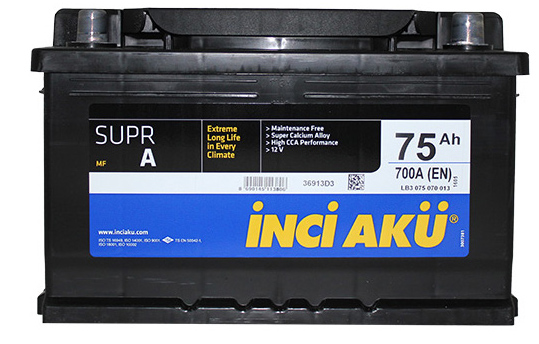 Продам аккумуляторы Inci Aku 75 Ач (Турция)-лучшее соотношение цена-качество!Гарантия