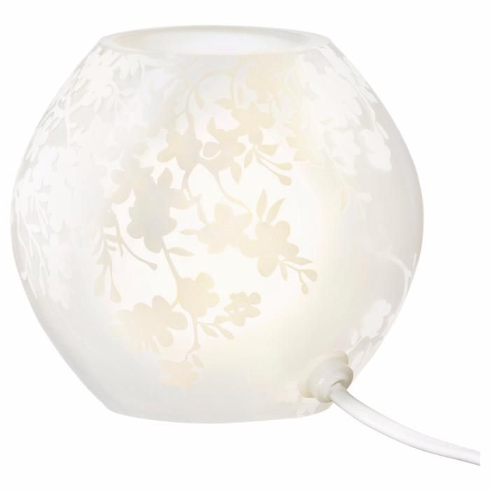 Фото 3. Модная лампа настольная, цветы вишни, матовое стекло белый(новая) ИКЕА