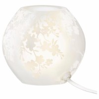 Модная лампа настольная, цветы вишни, матовое стекло белый(новая) ИКЕА