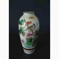 Старинная Японская ваза для цветов “Сатсума” (Satsuma)