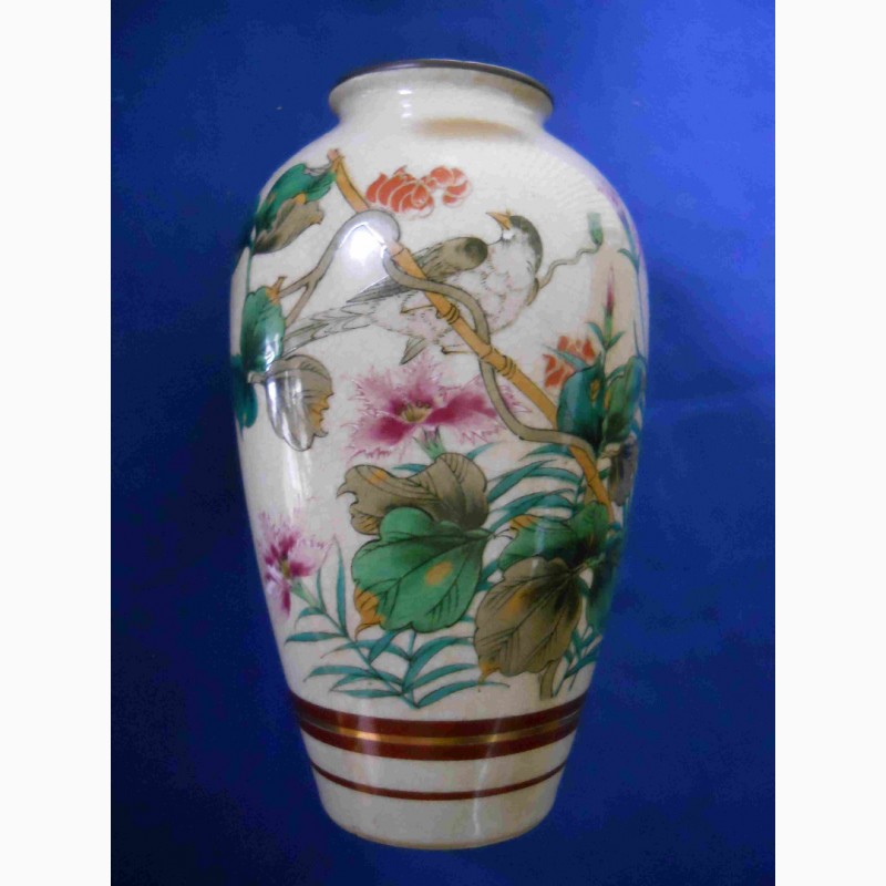 Фото 5. Старинная Японская ваза для цветов “Сатсума” (Satsuma)