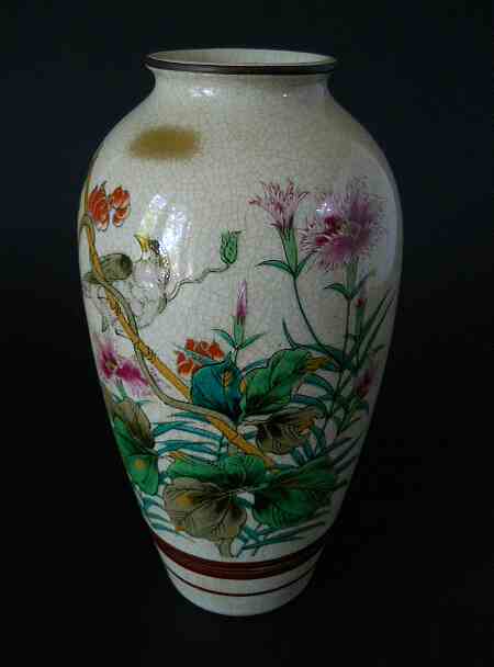 Фото 7. Старинная Японская ваза для цветов “Сатсума” (Satsuma)