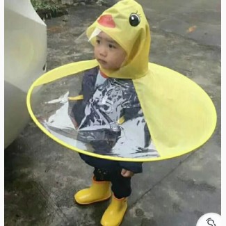 Детский дождевик-зонтик утка