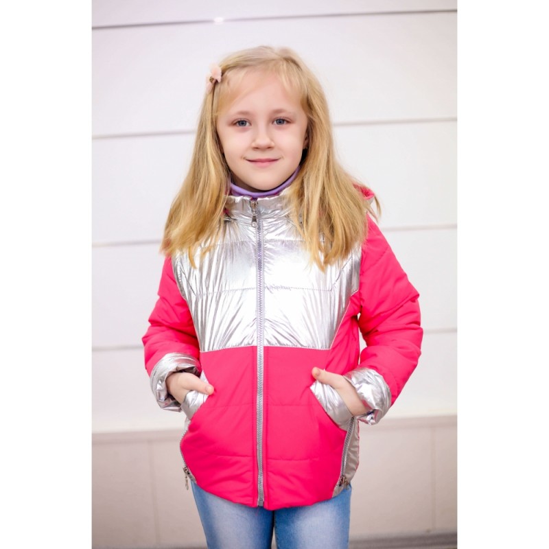 Фото 11. Детские демисезонные куртки - жилетки Беата с фольгой девочкам 6-11 лет, цвета разные