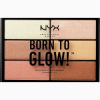 Палетка хайлайтеров NYX Born to Glow Highlighting Palette