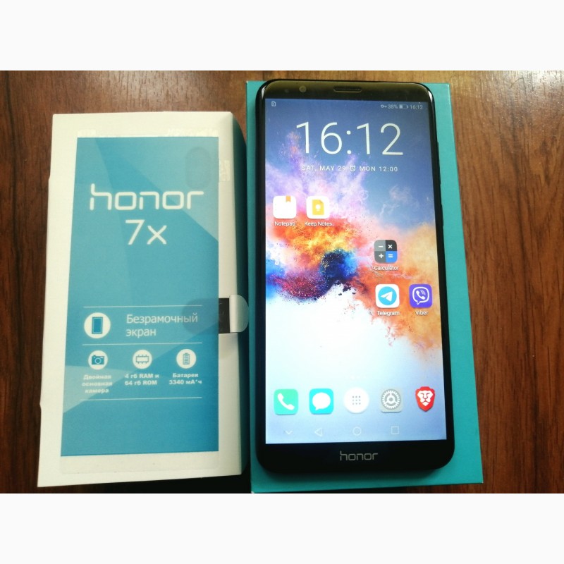 Huawei Honor 7X (4/64Gb) 5.93 2160*1080 - РАБОЧИЙ на 100% - Недорого