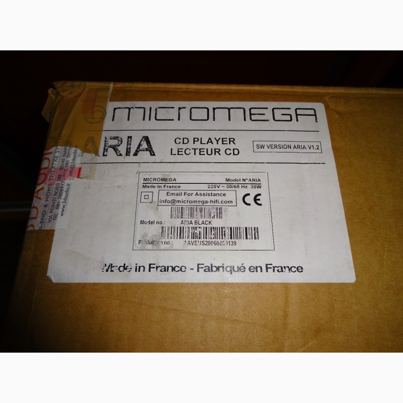 Фото 12. Продам проигрыватель компакт-дисков Micromega Aria