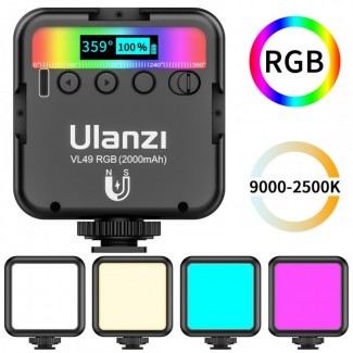 Cветильник Ulanzi VL49 LED RGB со встроенным аккумулятором