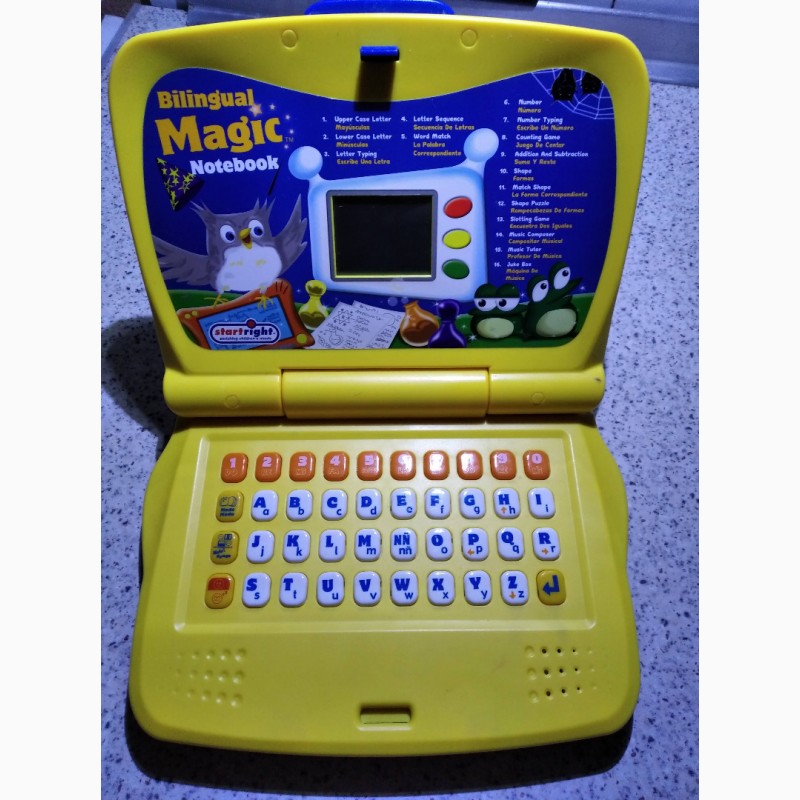 Детский обучающий игровой ноутбук
