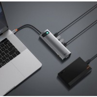 HUB Baseus Metal Gleam Multifunctional 11-in-1 Type-C USB-Хаб Baseus Metal Gleam Series