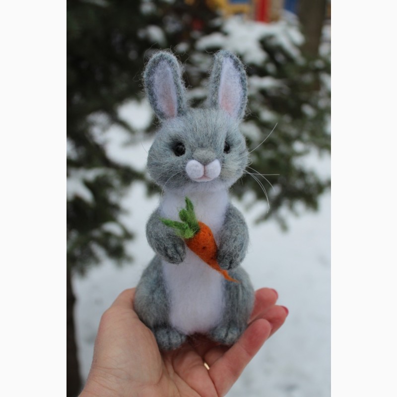 Фото 7. Заяц валяна іграшка зайчик интерєрний зайка хендмєйд авторська іручної роботи кролик