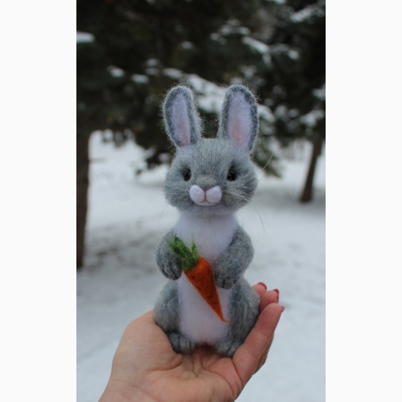 Фото 8. Заяц валяна іграшка зайчик интерєрний зайка хендмєйд авторська іручної роботи кролик