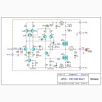 Усилитель (блок УНЧ) APEX-FH5 SSR Mod.5 (2х100Вт) на полевых транзисторах
