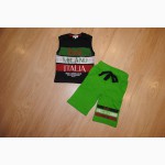 Модные брендовые летние трикотажные костюмы (майка+шорты) DG , Armani, Moncler