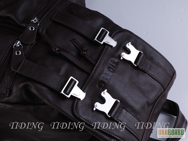 Фото 5. Продается кожаный рюкзак унисекс, темно-коричневый, олдскул-дизайн