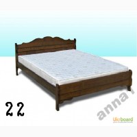 Кровать. Ліжко дерев#039;яне двоспальне або одинарне з масиву