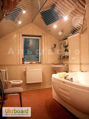 Фото 5. Подвесные реечные потолки для ванной