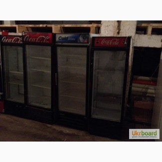 Распродажа холодильных витрин для напитков б/у в ресторан, кафе, общепит