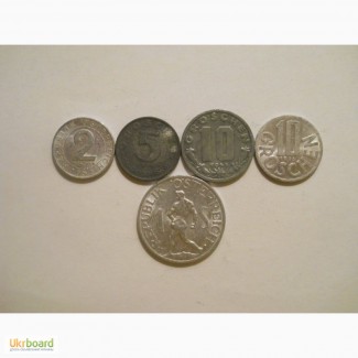 Монеты Австрии (5 штук)