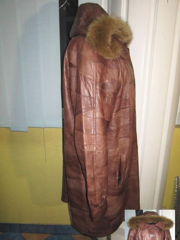 Фото 6. Стильная женская кожаная куртка с капюшоном. Германия. Лот 57