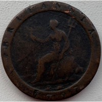 Англия 1 пенни 1797 год 239