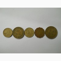 Монеты Британского Гонконга (5 штук)