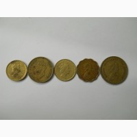 Монеты Британского Гонконга (5 штук)