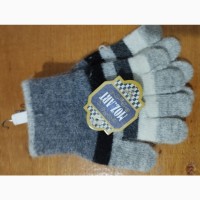 Перчатки для мальчиков детские распродажа, зима/осень черные, серые, синие, коричневые