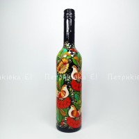 Продам пляшки та чарки з Петриківським розписом від виробника