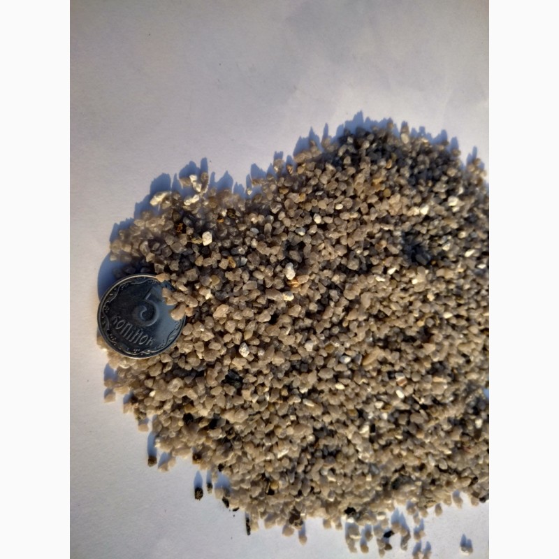 Фото 8. Кварцевый песок сухой по фракциям фас. от 25кг до 1тн, галька речная, мраморная крошка