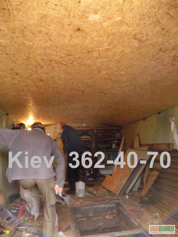 Фото 7. Поднять пол в гараже. Увеличение высоты фундамента металлического гаража. Киев