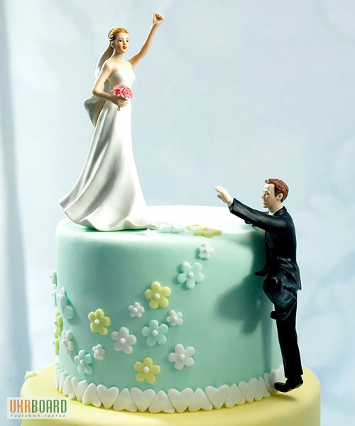 Фото 2. Фигурка для свадебного торта