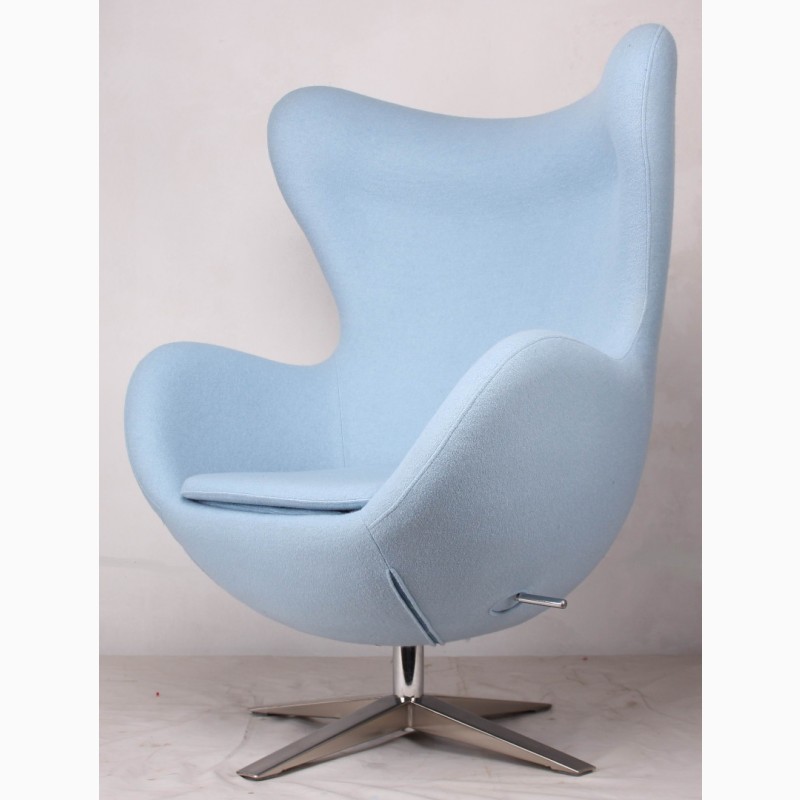 Фото 6. Кресла ЭГГ (EGG) шерсть, дизайнерское кресло Яйцо ткань для дома купить Украина