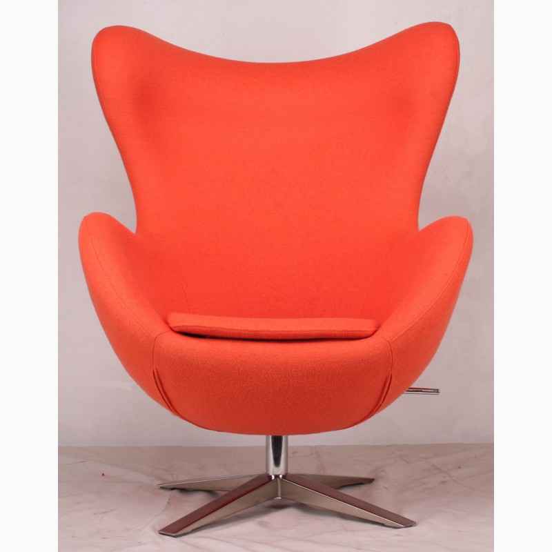 Фото 9. Кресла ЭГГ (EGG) шерсть, дизайнерское кресло Яйцо ткань для дома купить Украина