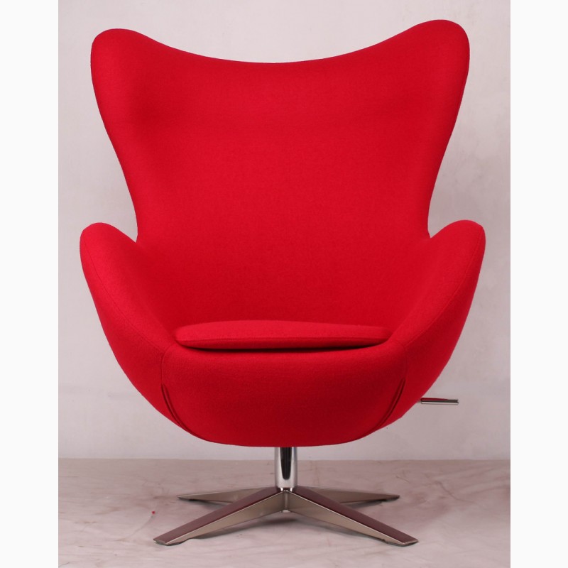 Фото 12. Кресла ЭГГ (EGG) шерсть, дизайнерское кресло Яйцо ткань для дома купить Украина