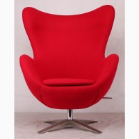 Кресла ЭГГ (EGG) шерсть, дизайнерское кресло Яйцо ткань для дома купить Украина