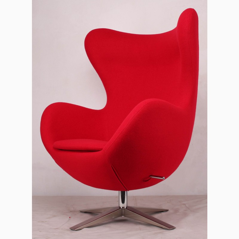 Фото 13. Кресла ЭГГ (EGG) шерсть, дизайнерское кресло Яйцо ткань для дома купить Украина