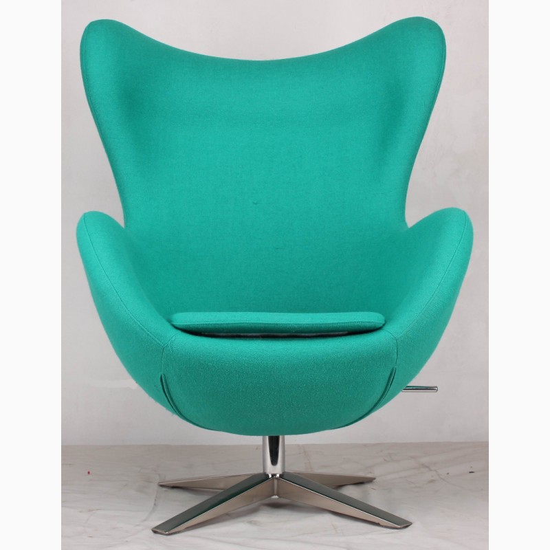 Фото 14. Кресла ЭГГ (EGG) шерсть, дизайнерское кресло Яйцо ткань для дома купить Украина